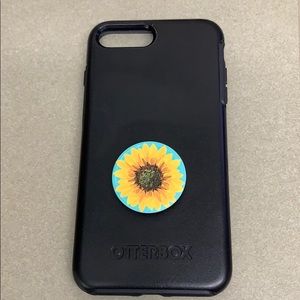 OTTERBOX iPhone 7+ Case w Sunflower Popsocket